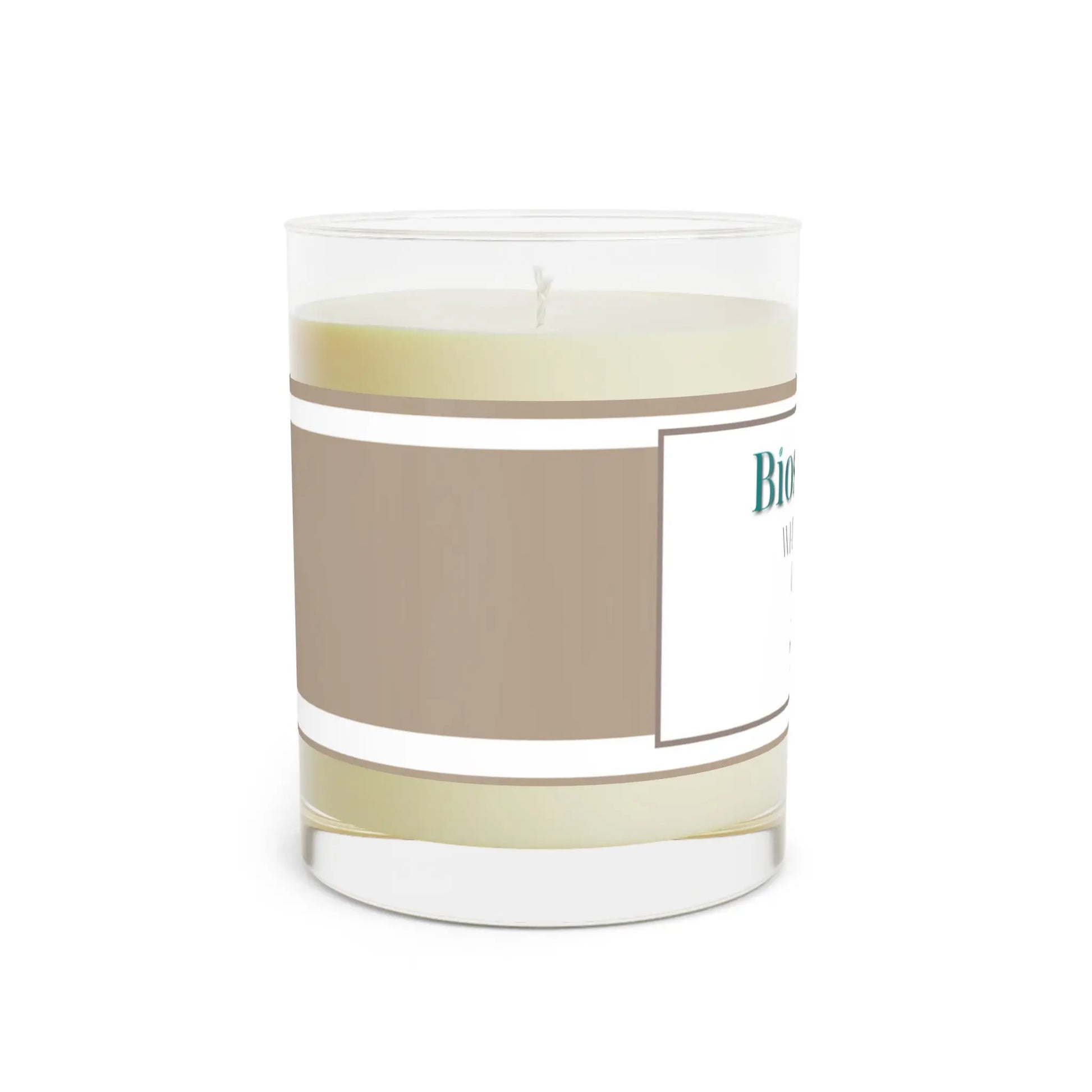 White Tea & Fig Scented Candle - 11oz Full Glass - Biosense