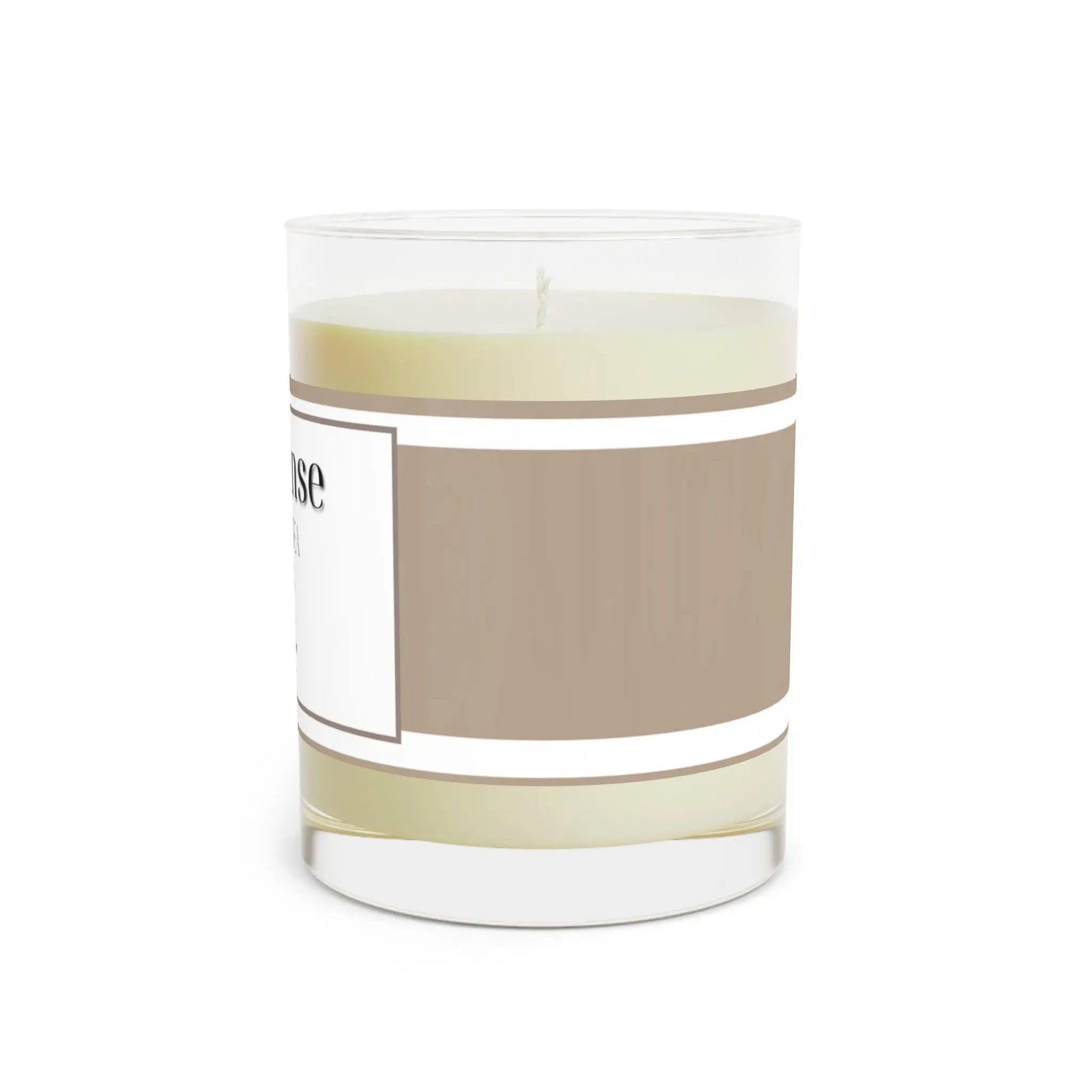 White Tea & Fig Scented Candle - 11oz Full Glass - Biosense